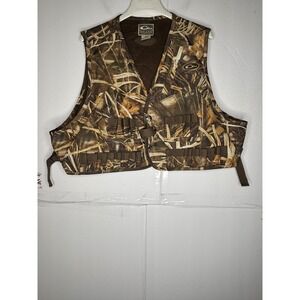 Drake Waterfowl Systems Max-4 Camo Hunting Vest Shell Loops OSFM Mens